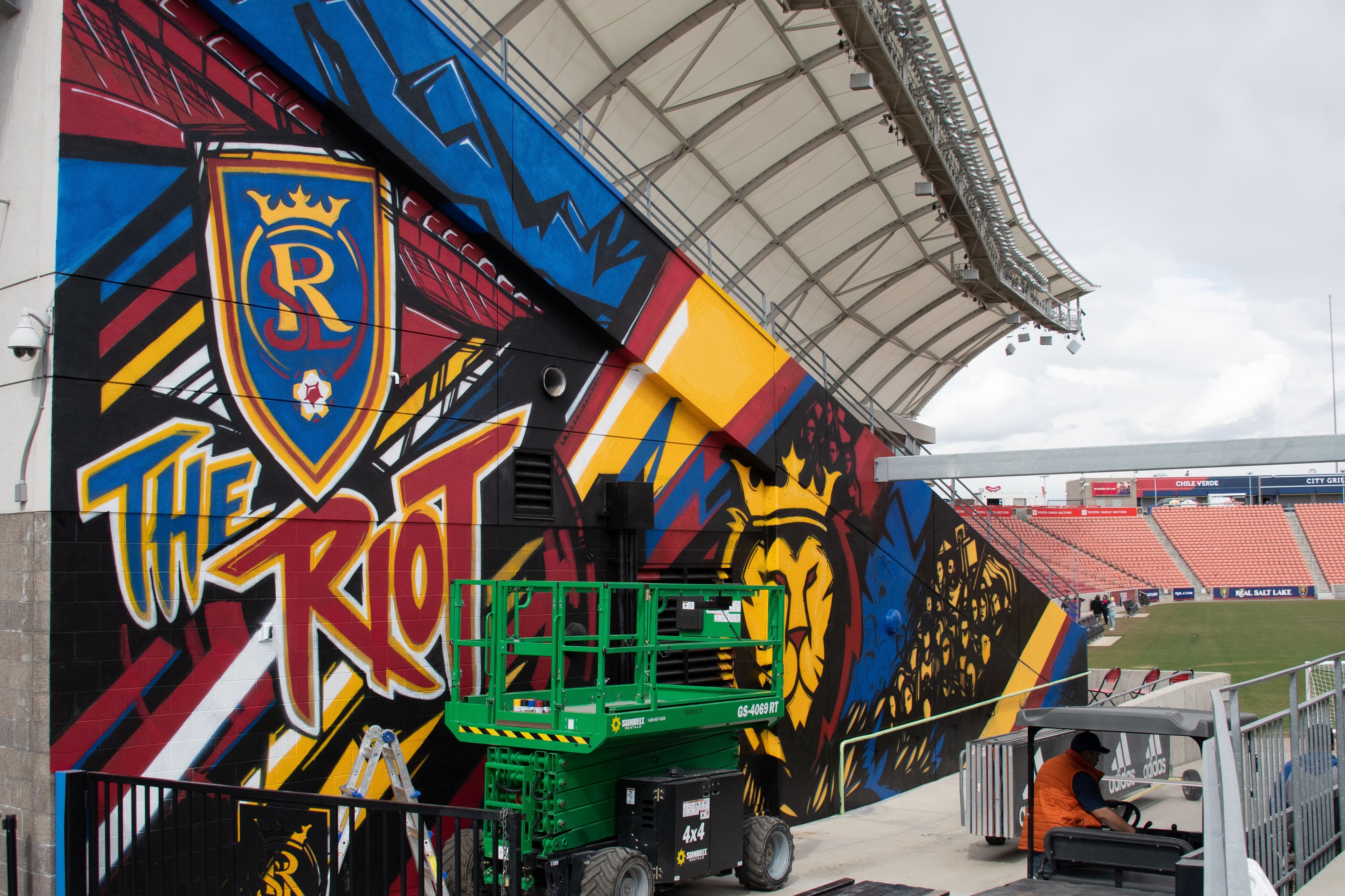 Real Salt Lake stadium upgrades, March 2022.