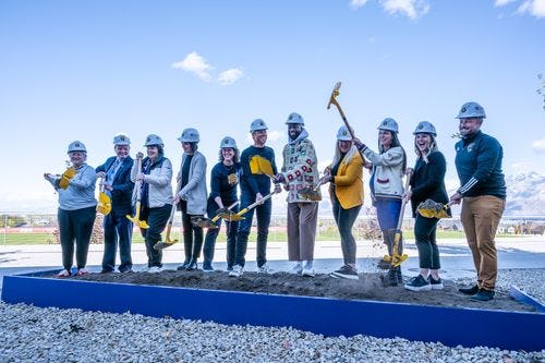 Utah Royals announce plans for a new training facility, hold ceremonial groundbreaking 